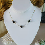 3 Floating Tahitian Pearl Necklace
