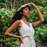 Dripping Lavender and Peach Edison Pearl Necklace