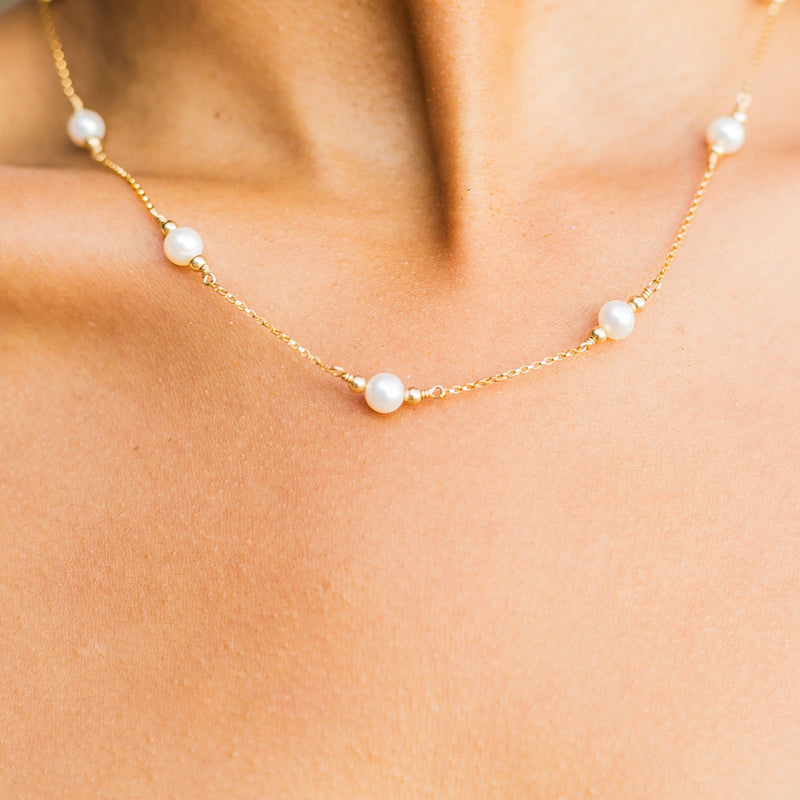 5 Petite Edison Pearl Necklace