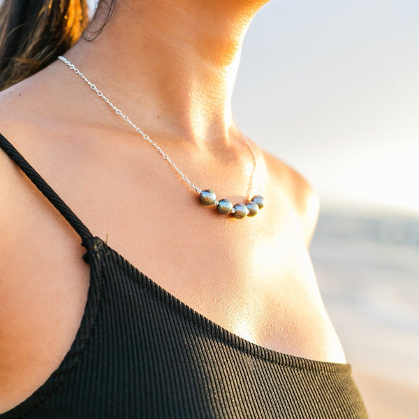 High Five Tahitian Pearl Necklace