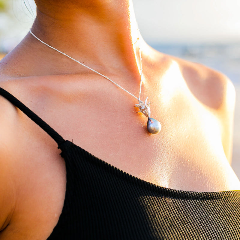 Tahitian Pearl Pineapple Necklace